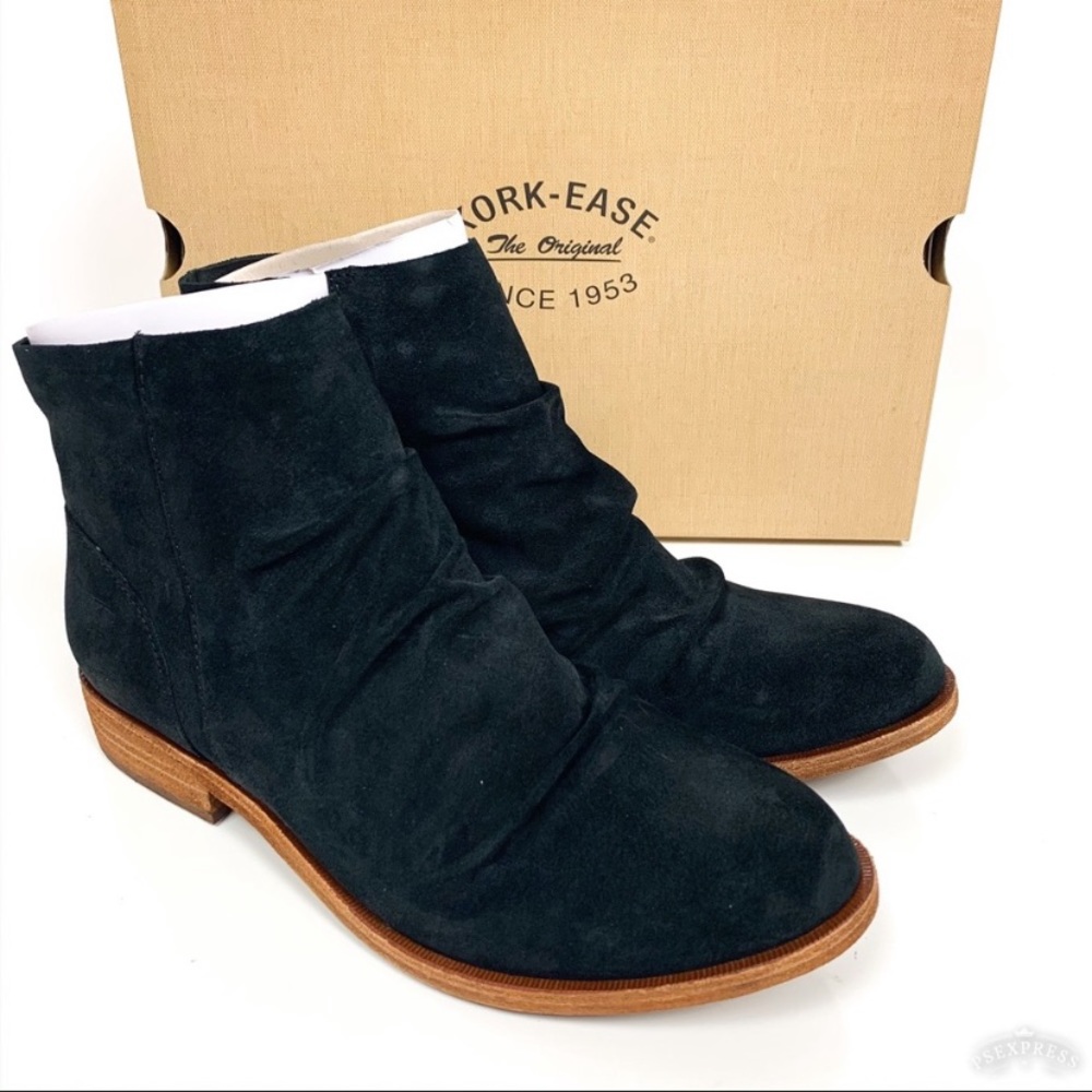 Kork-Ease | Giba Bootie Black Suede New in Box